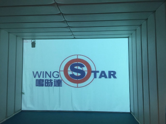 wingStar模擬高爾夫展廳一：長春單屏模擬高爾夫展廳